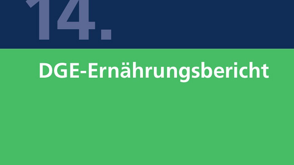 Coverfoto zum 14. DGE-Ernährungsbericht